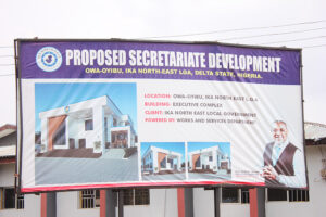 Read more about the article Executive Complex at the council secretariat Owa Oyibu. Ongoing project