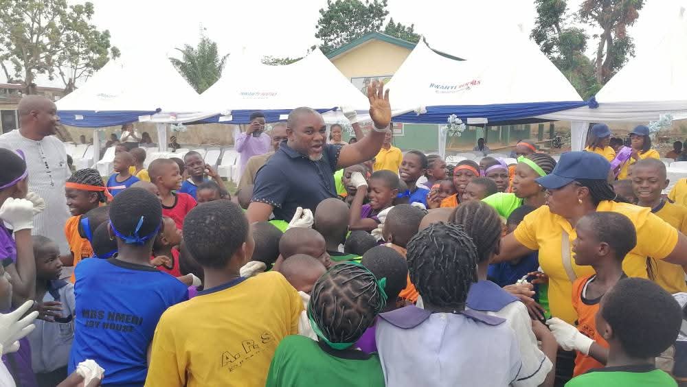 Read more about the article Odigwe Graces Alasi Primary School for 2025 Annual Inter-House Sports Competition